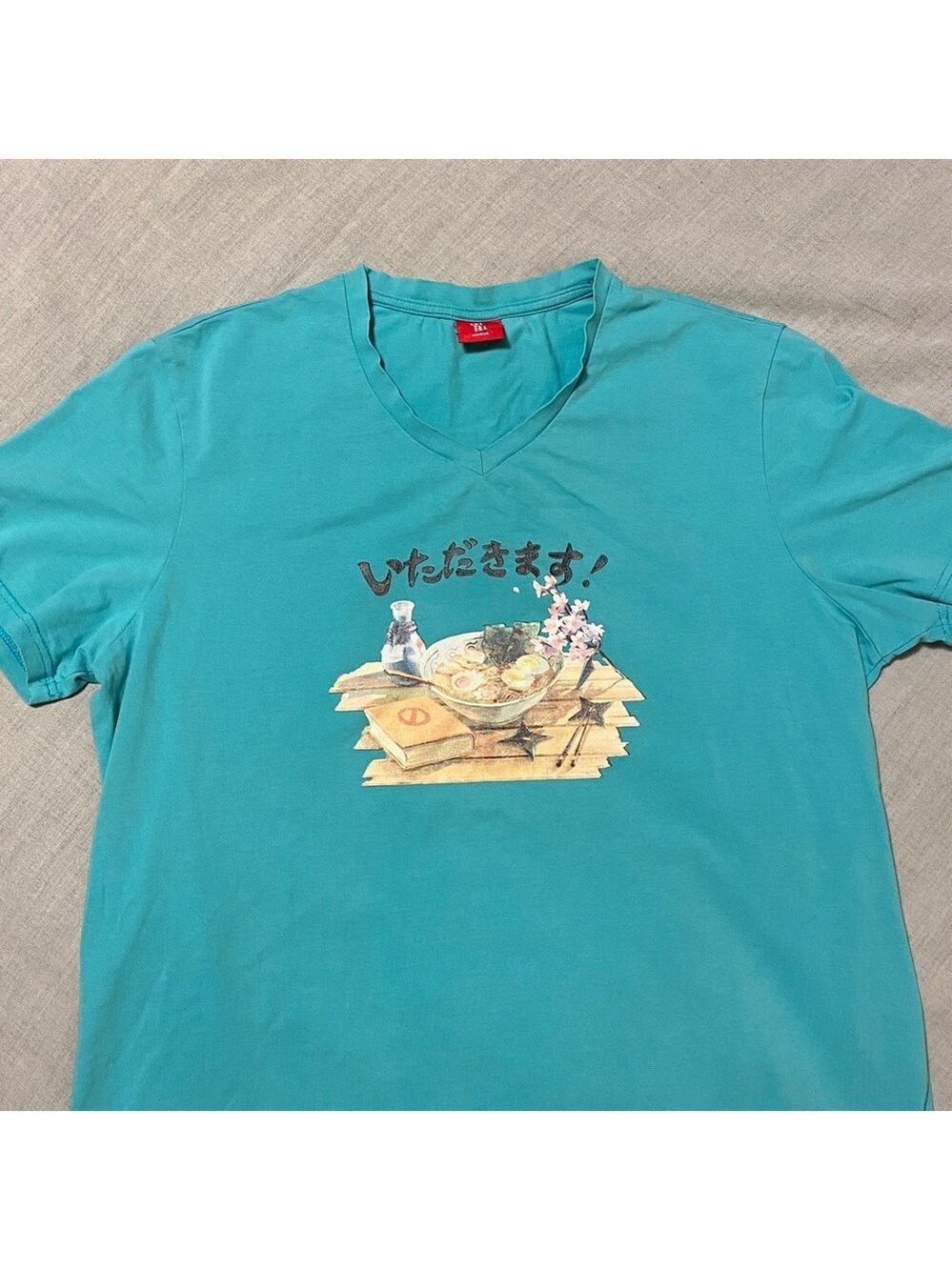 🎈$5 add. Mens Asain Graphic tee. Medium